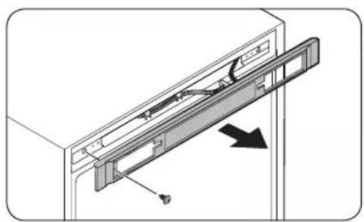 SAMSUNG RR39M75157F - STEG 5 Fäst sedan åter kylskåpsdörren - 1