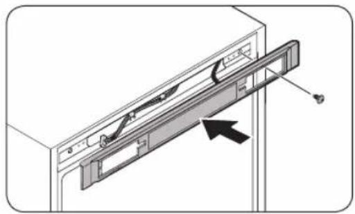 SAMSUNG RR39M75157F - STEG 5 Fäst sedan åter kylskåpsdörren - 3