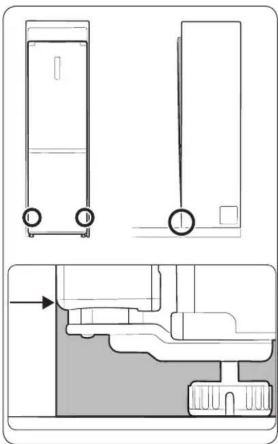SAMSUNG RB41R7867WW - Köksinstallation (modellerna RB33/36\*) - 2