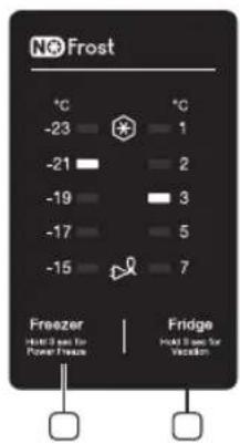 SAMSUNG RB3DN5000WW - BRUG AF BETJENINGSPANEL - 2