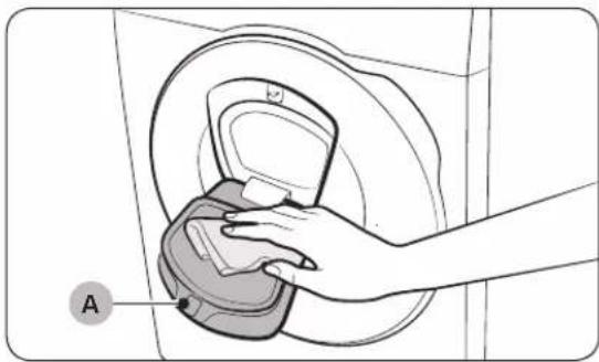 SAMSUNG WD83T734CBH - AddWash-dør (kun relevante modeller) - 1