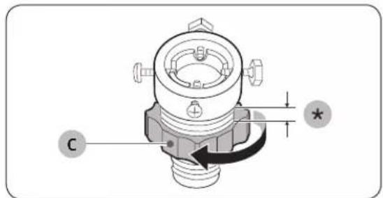 SAMSUNG WD83T734CBH - Kobling til en vandhane uden gevind - 2