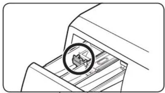 SAMSUNG WD82T4047CE - När flytande tvättmedel används När pulvertvättmedel används - 1