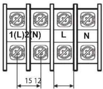 SAMSUNG AC071JXSCEH - Specifikation for 1-faset klemrække - 1
