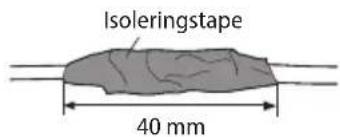 Isoleringstape 40 mm