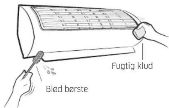 Blød børste Fugtig klud