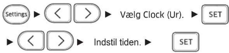 SAMSUNG AR12NXFSPWKNEE - Indstilling af nuværende tid - 1