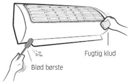Blød børste Fugtig klud