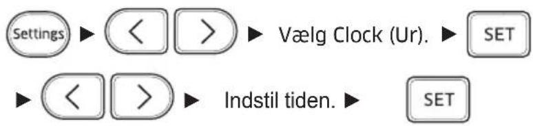 SAMSUNG AR09NXFSRWKNTH - Indstilling af nuværende tid - 1