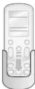 SAMSUNG AC035KNADEH - Opbevaring af fjernbetjeningen - 1