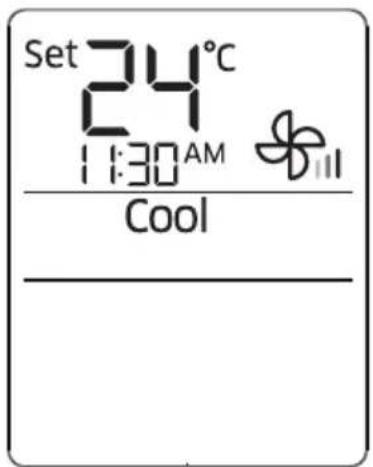 Set 24°C 1:30 AM Cool