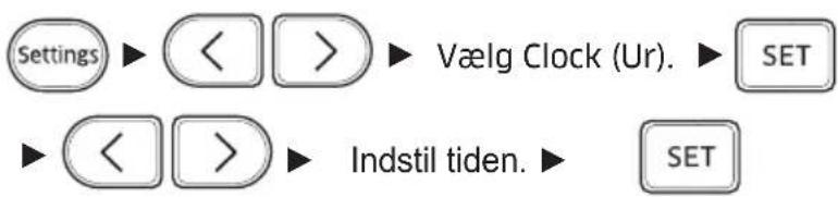 SAMSUNG AR09NXPDPWKNEE - Indstilling af nuværende tid - 1