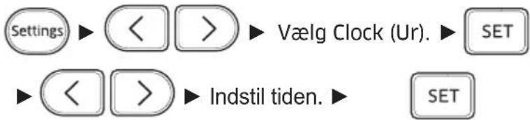 SAMSUNG AR09MSPDPWKNEE - Indstilling af klokkeslet - 1