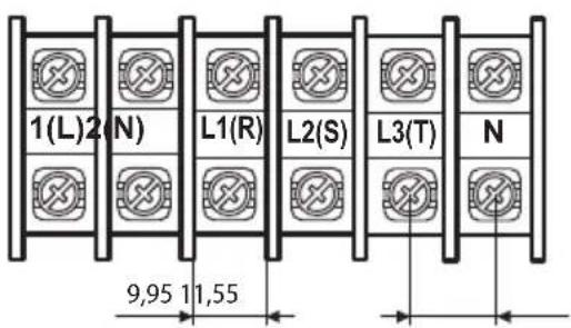 1(L)2(N) L1(R) L2(S) L3(T) N 9,95 11,55