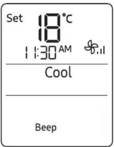 SAMSUNG AR09TXCACWKXEE - Beep funktion - 1