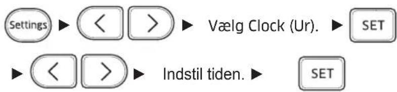 SAMSUNG AR09NXFSPWKNEE - Indstilling af nuværende tid - 1