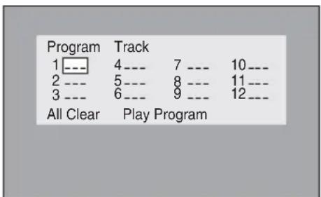 SONY CMT-SX2D - — Programafspilning - 1