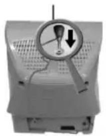 SONY KV-21CT1E - Tilslutning af transportabel antenne (stueantenne) (kun til KV-14CT1E) - 2