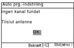 SONY KV-21CT1E - Tænd for TV-apparatet og automatisk program-indstilling - 6