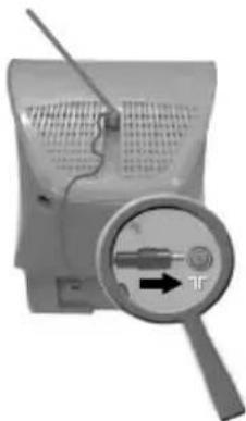 SONY KV-21CT1E - Tilslutning af transportabel antenne (stueantenne) (kun til KV-14CT1E) - 3