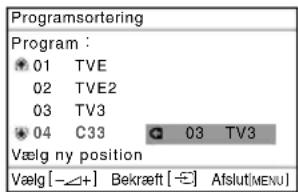 SONY KV-21CT1E - Tænd for TV-apparatet og automatisk program-indstilling - 8