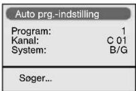 SONY KV-32FX66E - Tænd for TV-apparatet og automatisk program-indstilling - 21
