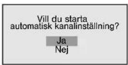 SONY KV-32FX66E - Att sätta på TV:n och automatisk inställning - 20