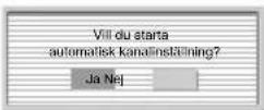 SONY KV-32FQ85E - Slå på TV-apparaten och automatisk kanalinställning - 10