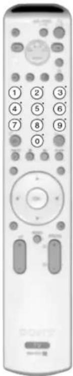 SONY KV-32FQ85E - Konfigurera fjärrkontrollen för video eller DVD - 2
