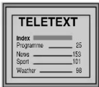 SONY KV-29FX64E - Att använda text-TVs informationstjänst: - 1