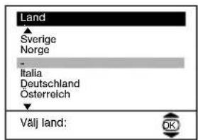 Land Sverige Norge - Italia Deutschland Österreich Välj land: