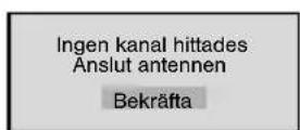 SONY KV-28FX66E - Att sätta på TV:n och automatisk inställning - 23