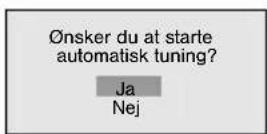SONY KV-28FX66E - Tænd for TV-apparatet og automatisk program-indstilling - 18