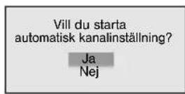 SONY KV-28FX66E - Att sätta på TV:n och automatisk inställning - 20