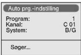 SONY KV-28FX66E - Tænd for TV-apparatet og automatisk program-indstilling - 21
