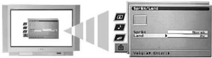 SprAk/Land SprAk Land Norsk Av Velg:▲ Enter:►
