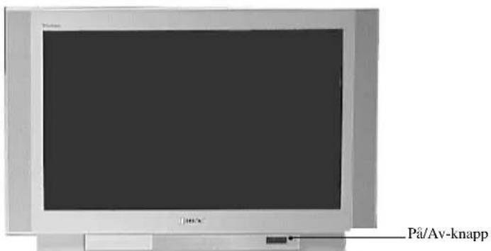 SONY KV-36FS76E - Slå på TV-apparaten - 1
