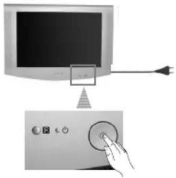 SONY KV-32LS65E - Ligação do televisor e sintonia automática - 2