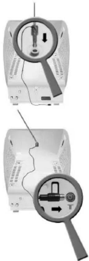 SONY KV-14LM1E - Anslutning av en bärbar antenn - 2