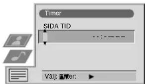 Timer SIDA TID Val: Timer: