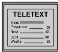 SONY KV-29CL11E - Att använda text-TVs informationstjänst: - 1