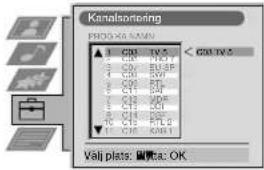 Kanalsomening PROG: 03-04 ▲ CM 15.5 ■ CM 15.5 ■ CM 15.5 ■ CM 15.5 ■ CM 15.5 ■ CM 15.5 ■ CM 15.5 ▼ CM 15.5 Vali plats: [ ] [ ] [ ] [ ] OK