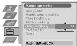 SONY KV-28FQ75E - Justering af billedhældning - 3