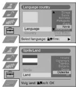 Language country Language Country Select language: 20 time. Správ Land Volg land: Microsoft OK