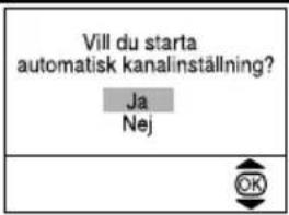 SONY KV-28CL11E - Att sätta på TV:n och automatisk inställning - 8