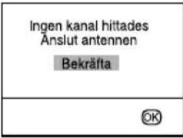 SONY KV-28CL11E - Att sätta på TV:n och automatisk inställning - 12