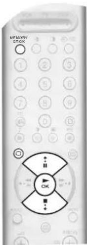SONY KV-36FQ80E - Udtagning af "Memory Stick" - 3