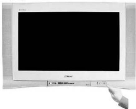SONY KV-36FQ80E - Sådan tændes TV-apparatet - 1