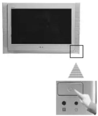 SONY KV-32FX68E - Tænd for TV-apparatet og automatisk program-indstilling - 1