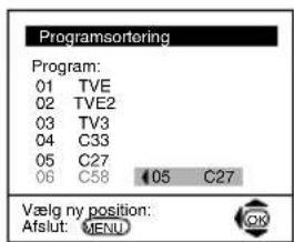 SONY KV-32FX68E - Tænd for TV-apparatet og automatisk program-indstilling - 13